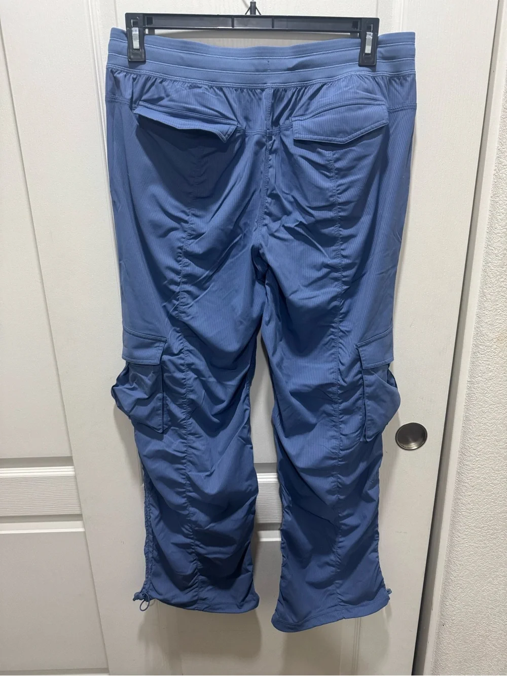 Lululemon Blue Cargo Hiking Jogger Pants Women's Large Utility